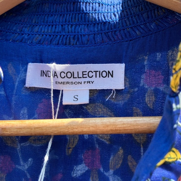 NEW Emerson Fry Purple and Blue Cuffed Sleeve Maxi Sundress - Picture 9 of 13